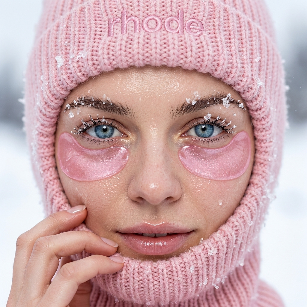 Зимний pink rhode портрет