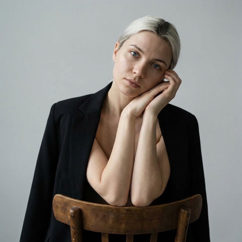 Элегантный студийный портрет девушки