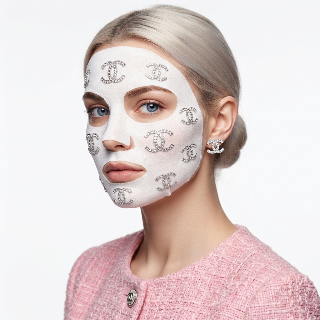 Портрет в маске Chanel