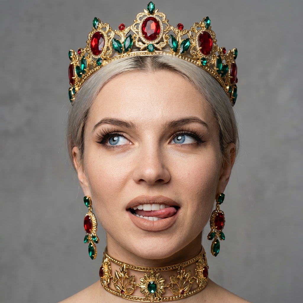 Дерзкая королева в нейросети