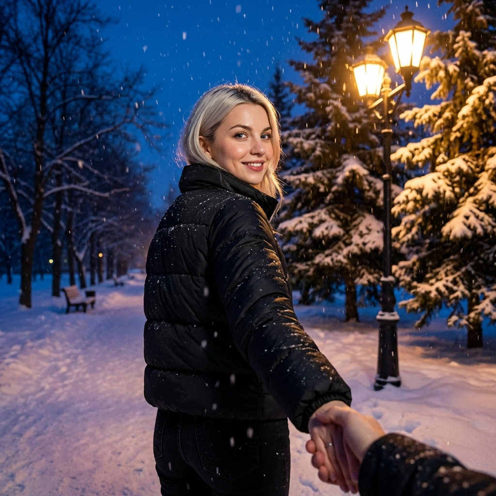 Зимняя прогулка Следуй за мной