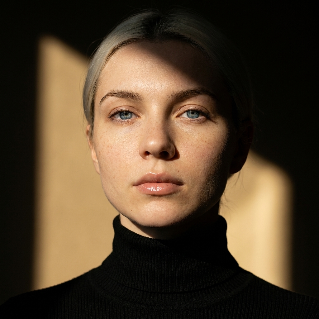 Портрет в черной водолазке