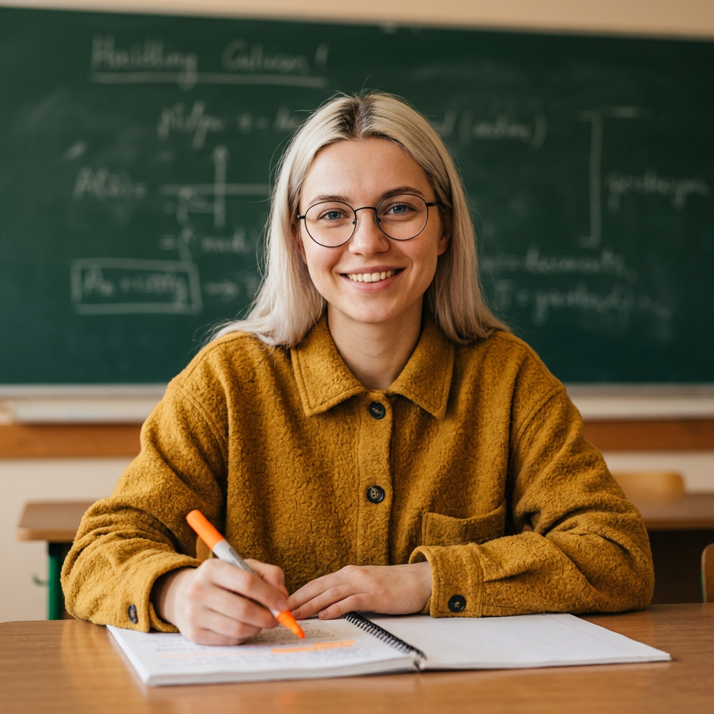 Преподаватель в классе