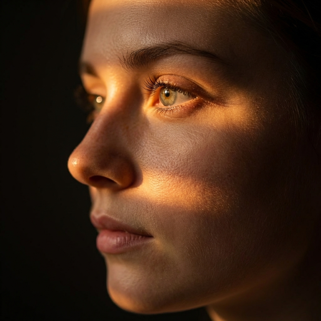 Работа в стиле Свет сквозь ресницы