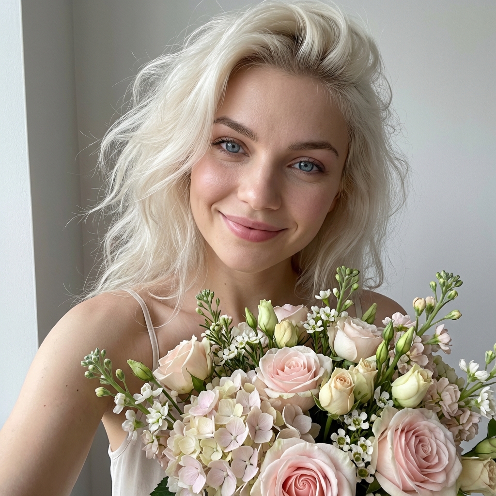 Работа в стиле Пастельный комплимент