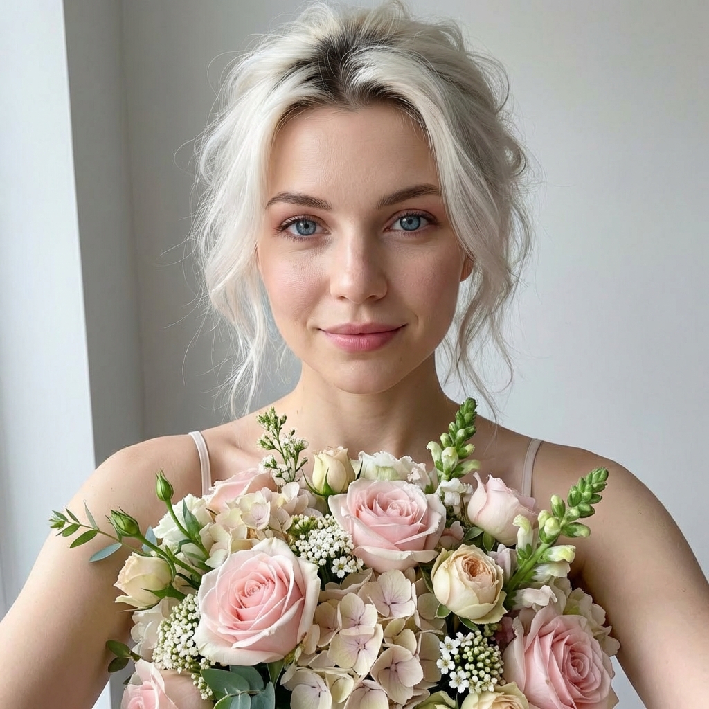 Работа в стиле Пастельный комплимент