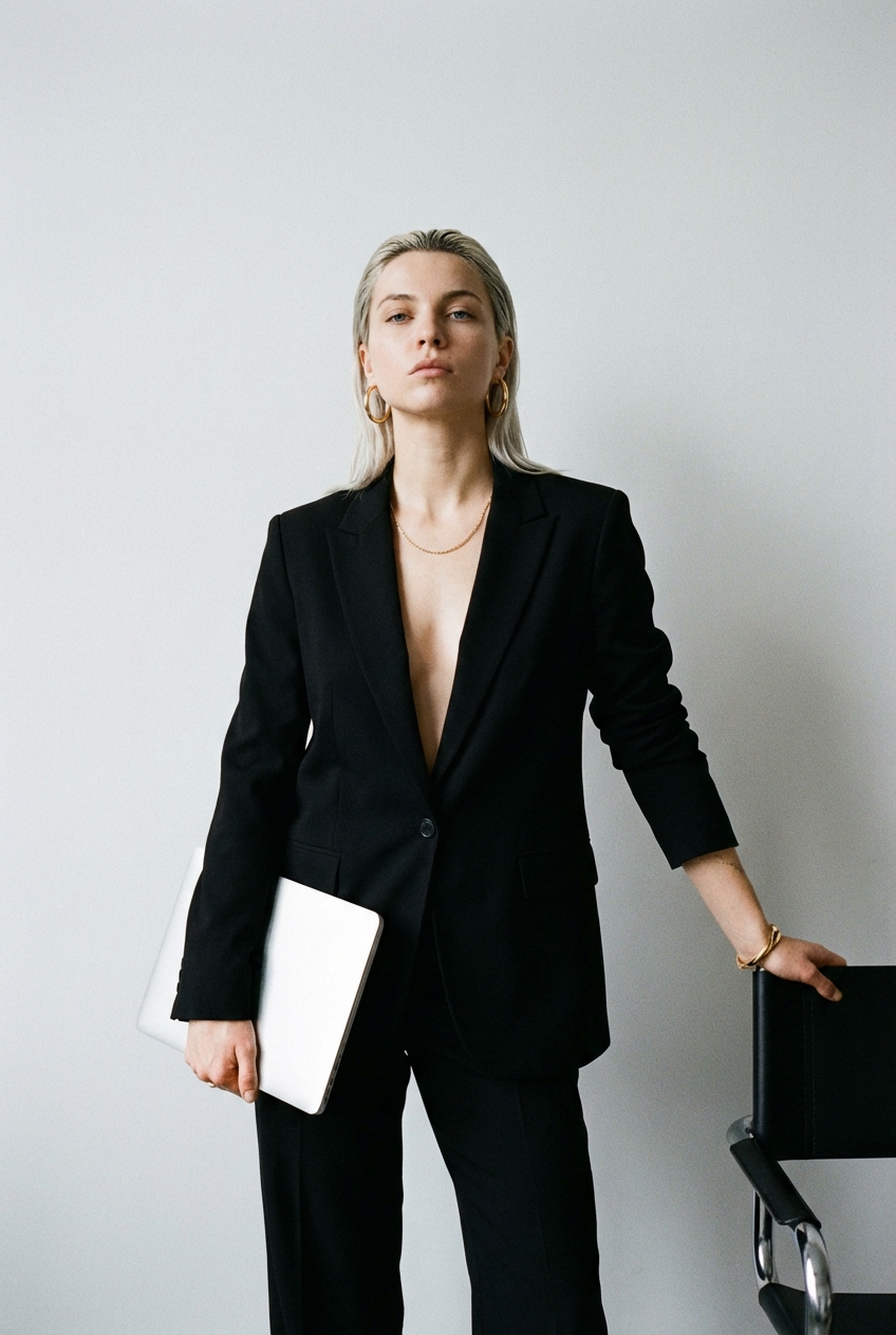 Работа в стиле Стильный деловой портрет